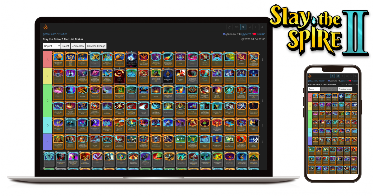 Slay the Spire 2 Tier List Maker