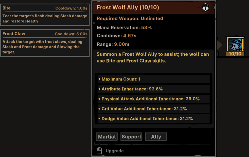 Frost Wolf Ally